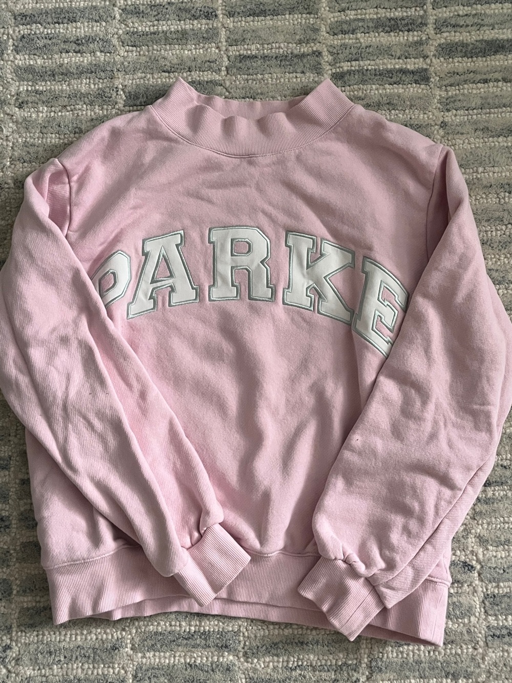 PARKE Soft Pink Mockneck REAL brand new- no tags